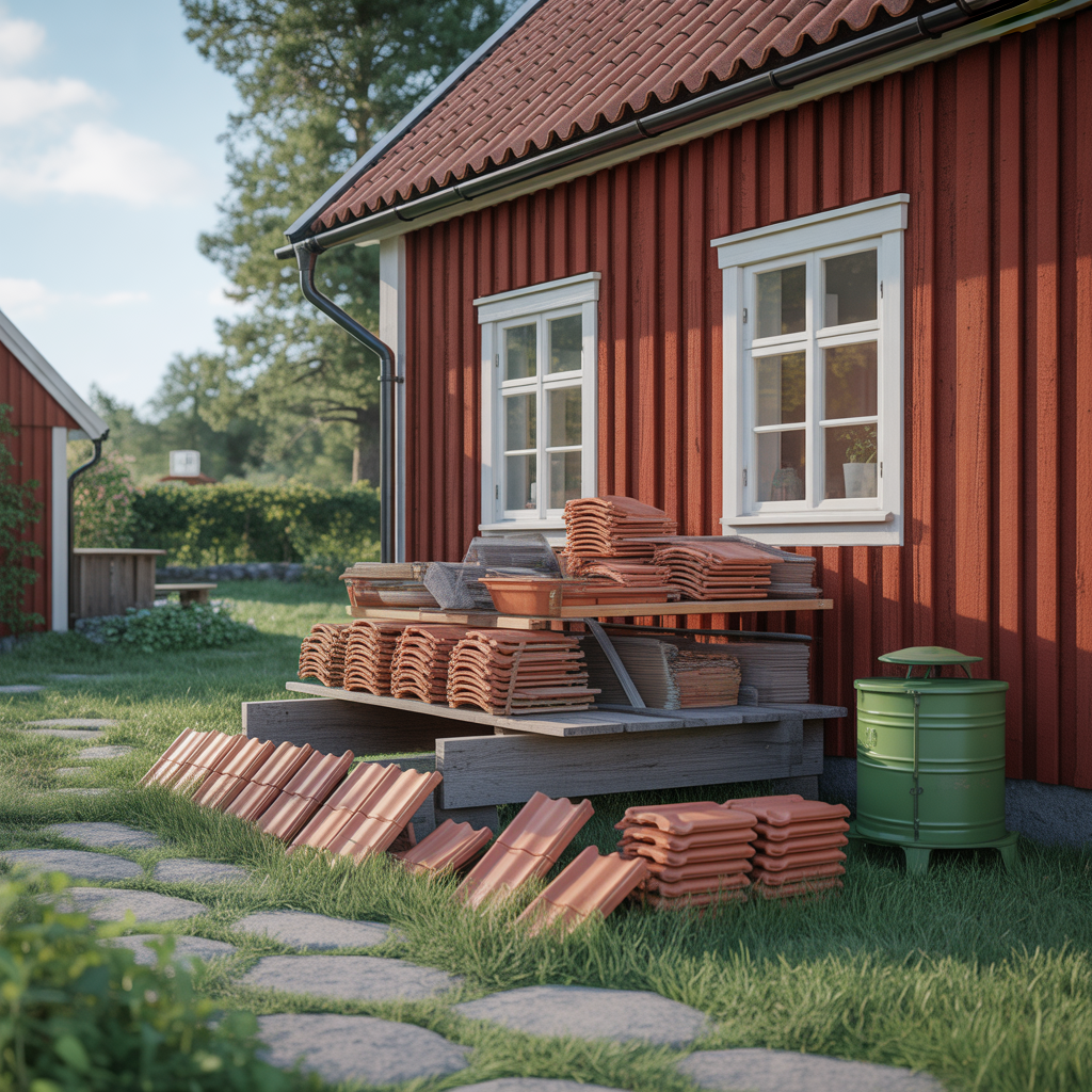 4.Hur man ateranvander gamla takmaterial miljovanligt