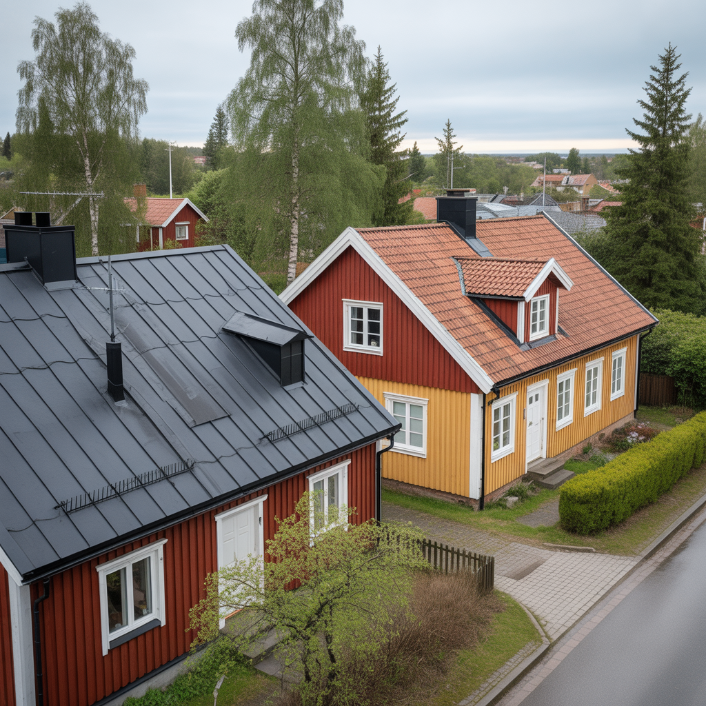 plattak kontra takpannor jamforelse av pris vikt och ljud